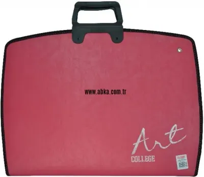 ABKA PROJE ÇANTASI ART COLLEGE 28x38 CM RENKLİ KIRMIZI 1.04.01.004