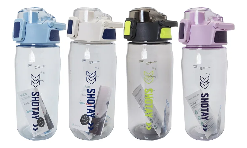 SHOTAY MATARA POLYCARBON  600 ML MEDIUM (4 ASS.) SHT-ST-7206