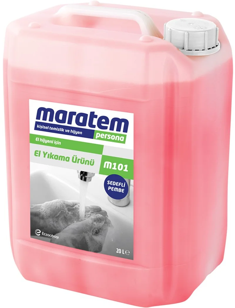 MARATEM M101 EL YIKAMA ÜRÜNÜ SEDEFLİ PEMBE 20L 9225083