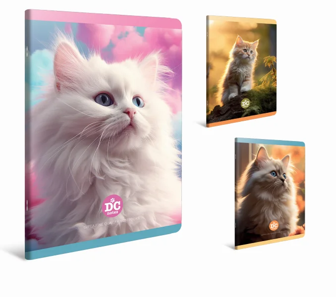 GIPTA DEFTER DC NOTES A4 TEL DİKİŞ KARTON KAPAK 60 YP. ÇİZGİLİ 7197