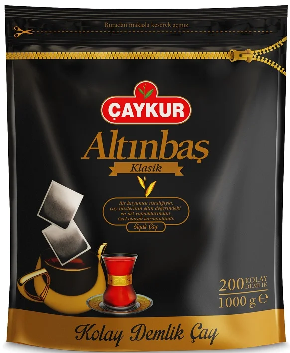 ÇAYKUR ALTINBAŞ DEMLİK SÜZEN POŞET ÇAYI 1000g 178500