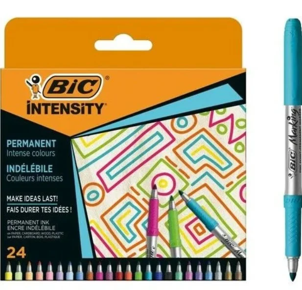 BIC INTENSITY PERMANENT MARKÖR 24 LÜ PAKET 511028