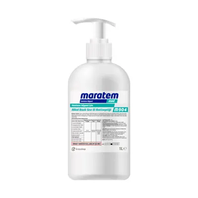 MARATEM MED M904 ALKOL BAZLI SIVI EL ANTİSEPTİĞİ 1L 7902540