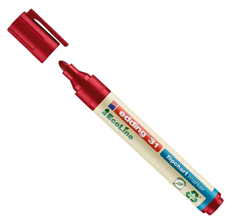 EDDING FLIPCHART KALEMİ ECOLINE E-31 KIRMIZI
