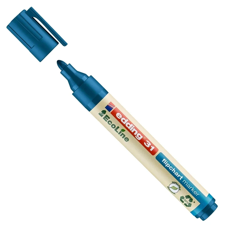 EDDING FLIPCHART KALEMİ ECOLINE E-31 MAVİ
