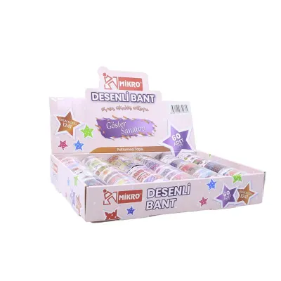 MİKRO BANT DESENLİ 5 Lİ x 12 PAKET 60 ADET BNT1241