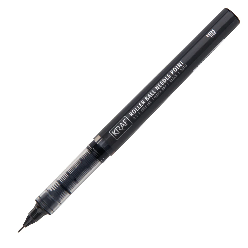 KRAF ROLLER KALEM İĞNE UÇ 0.5mm 301G SİYAH