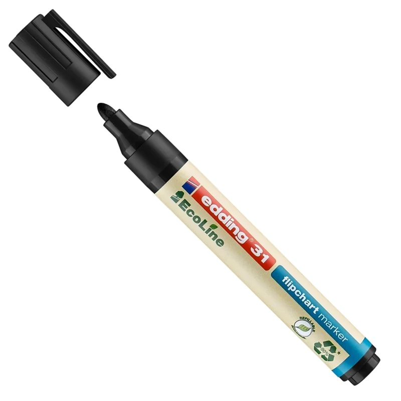 EDDING FLIPCHART KALEMİ ECOLINE E-31 SİYAH