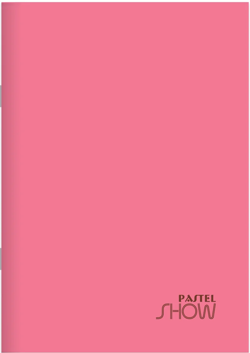 KESKİN DEFTER PASTEL SHOW A4 DİKİŞLİ PP KAPAK 100 YP. ÇİZGİLİ 324631