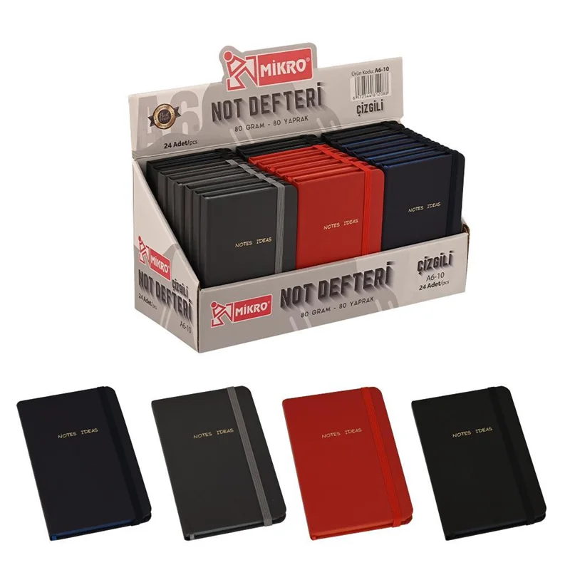 MİKRO NOT DEFTERİ A6-10 A6 STANDLI ÇİZGİLİ