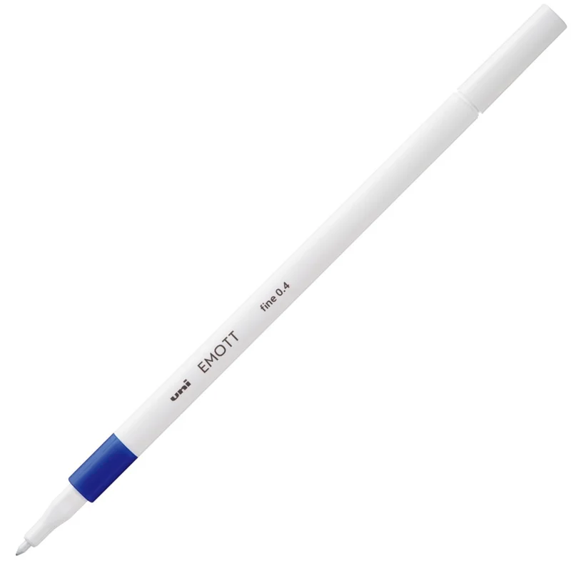 UNİ FINELINER KALEM EMOTT PEM-SY 0.4 MAVİ