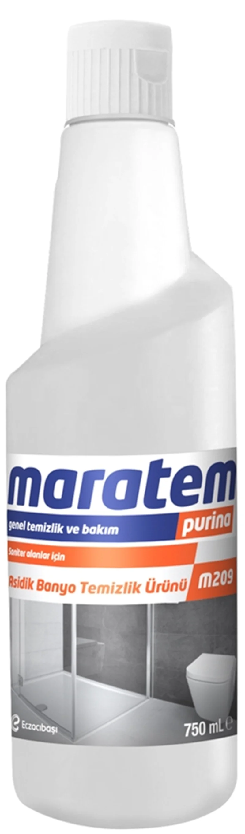 MARATEM M209 ASİDİK BANYO TEMİZLİK ÜRÜNÜ 750 ML 7500248