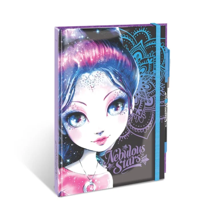 NEBULOUS STARS NOTEBOOK DELUXE BLACK PEMBE 6940-1