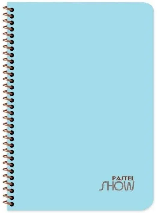 KESKİN DEFTER PASTEL SHOW A6 SPİRALLİ PP KAPAK 80 YP. ÇİZGİLİ 324591