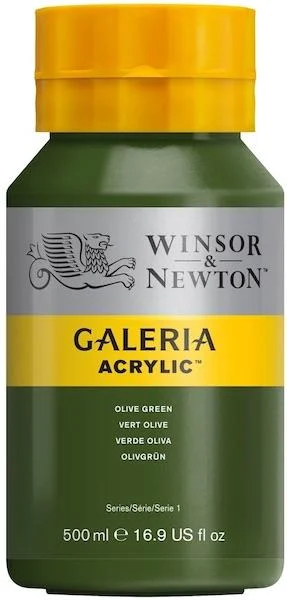 W&amp;N AKRİLİK BOYA GALERIA 500 ML OLIVE GREEN 447 WN-2150447