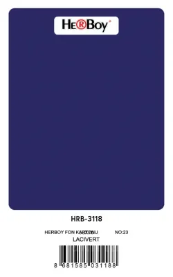 HERBOY FON KARTONU 50x70 LACİVERT NO:23 160 GR 100 LÜ HRB-3118