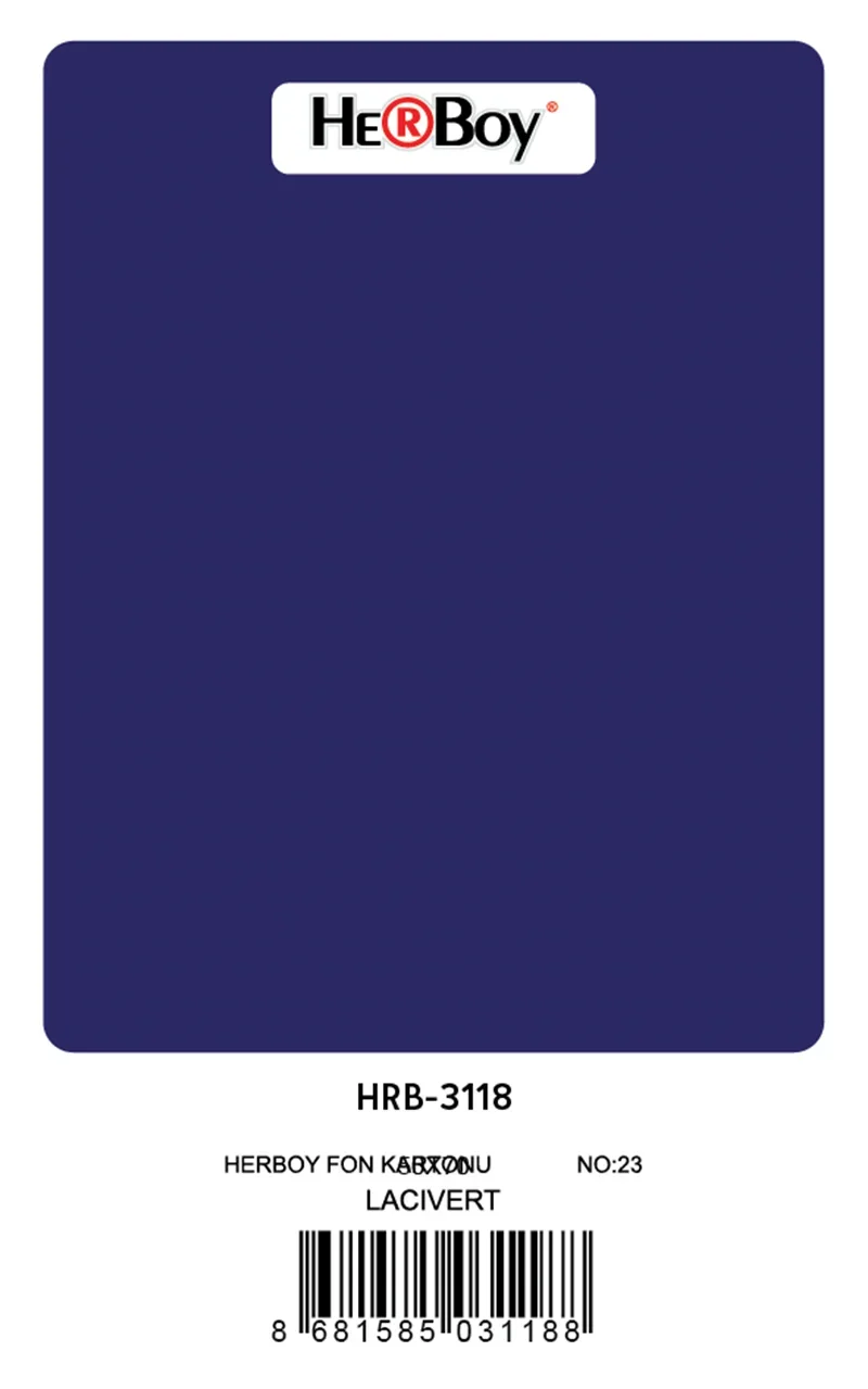 HERBOY FON KARTONU 50x70 LACİVERT NO:23 160 GR 100 LÜ HRB-3118