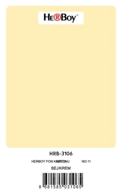 HERBOY FON KARTONU 50x70 KREM NO:11 160 GR 100 LÜ HRB-3106