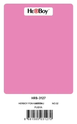 HERBOY FON KARTONU 50x70 FUŞYA NO:32 160 GR 100 LÜ HRB-3127