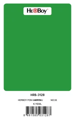 HERBOY FON KARTONU 50x70 KOYU YEŞİL NO:33 160 GR 100 LÜ HRB-3128