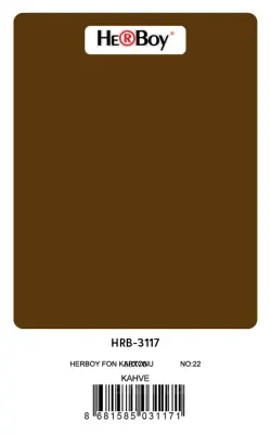HERBOY FON KARTONU 50x70 KAHVE NO:22 160 GR 100 LÜ HRB-3117
