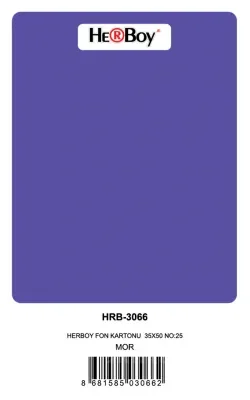 HERBOY FON KARTONU 35X50 NO:25 MOR 100 LÜ HRB-3066