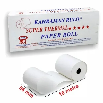 KAHRAMAN 56x16 TERMAL RULO 16 LI