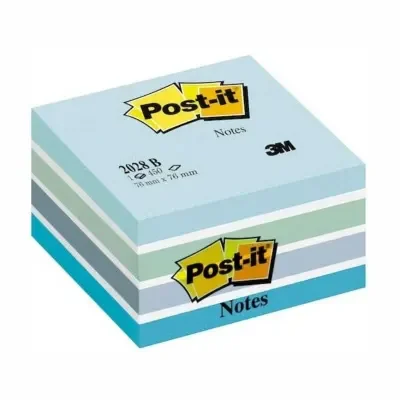 3M 2028-B MAVİ TONLARI  POST-IT 76x76mm 450YP.