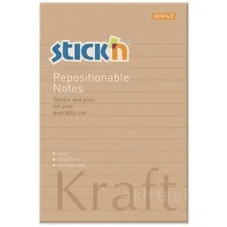 GIPTA STICKN 150x101 KRAFT NOTES ÇİZGİLİ NOT KAĞIDI 100 YP 21641