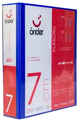ÖNDER HALKALI DOSYA A3 DİKEY 4 HALKA 7 CM LACİVERT 2024-6