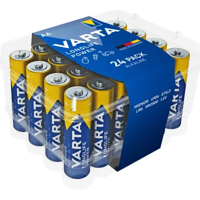 VARTA ALKALİN LL POWER AAA 24 LÜ PVC KUTU 4906121224