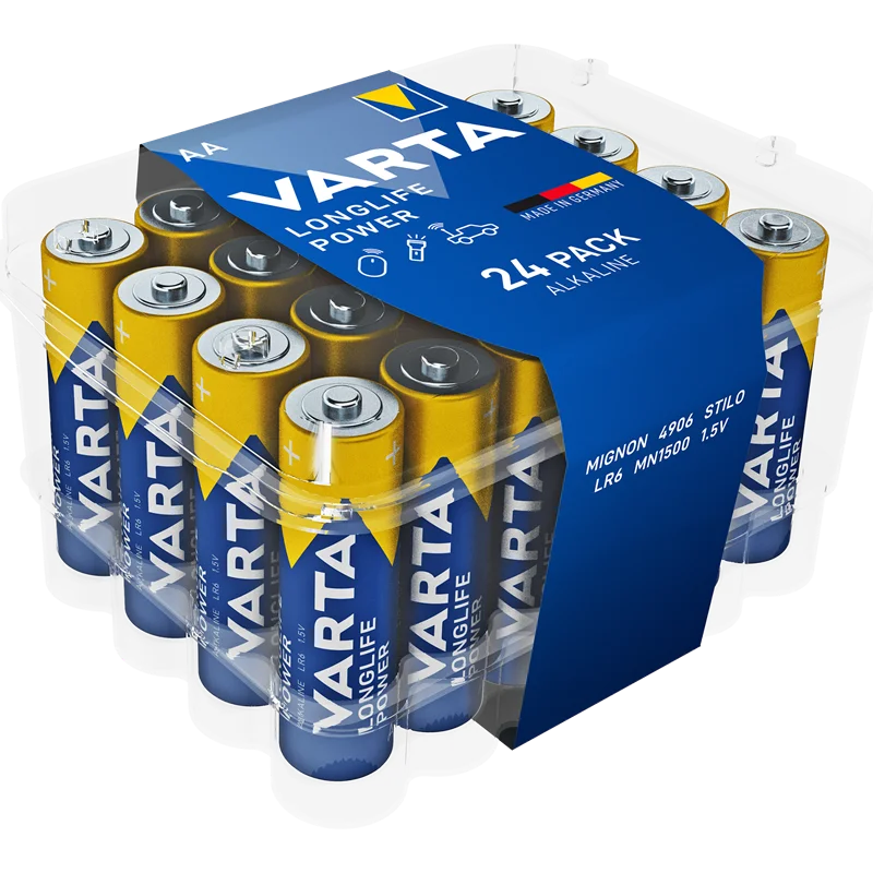 VARTA ALKALİN LL POWER AAA 24 LÜ PVC KUTU 4906121224