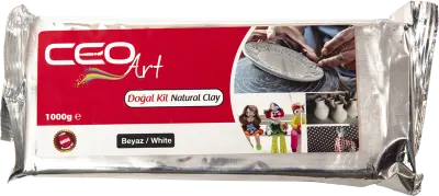 PASİF CEOART DOĞAL KİL BEYAZ 1 KG. CEO-DK0005