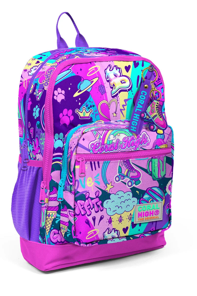 YAYGAN CORAL HIGH SIRT ÇANTA 23760