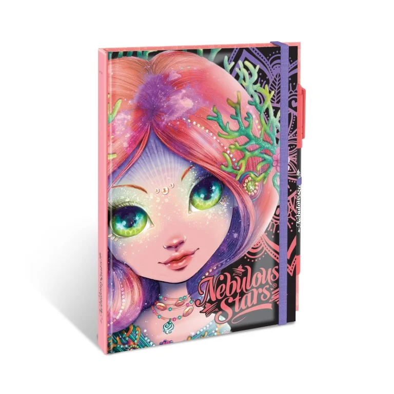 NEBULOUS STARS NOTEBOOK DELUXE BLACK TURUNCU 6940-2
