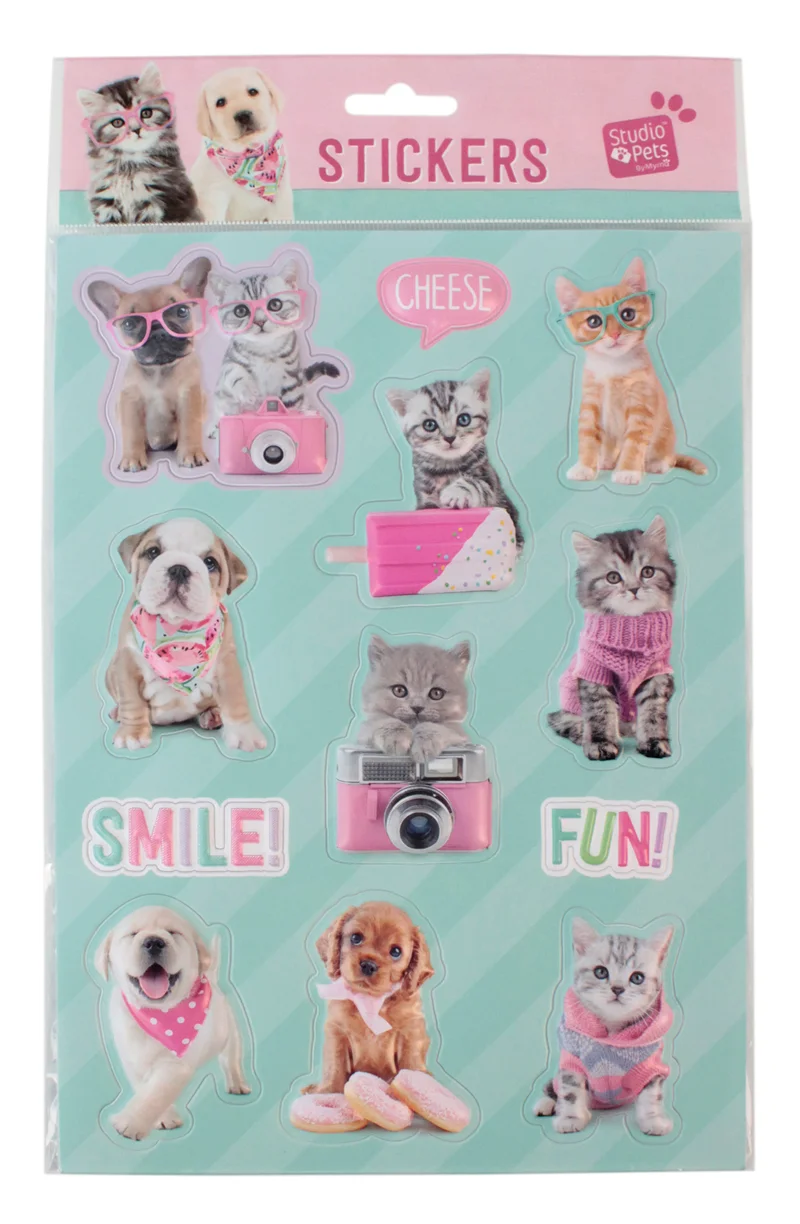 DOLPHIN STICKER 3D STUDIO PETS PT-4673