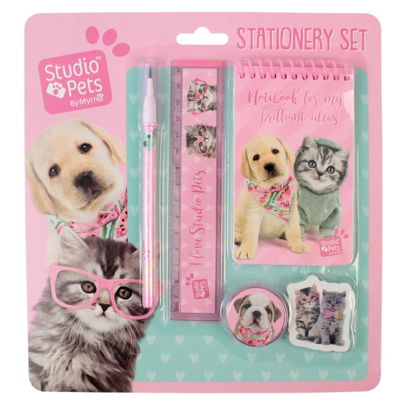 DOLPHIN KIRTASİYE SETİ STUDIO PETS PT-7466 24/144