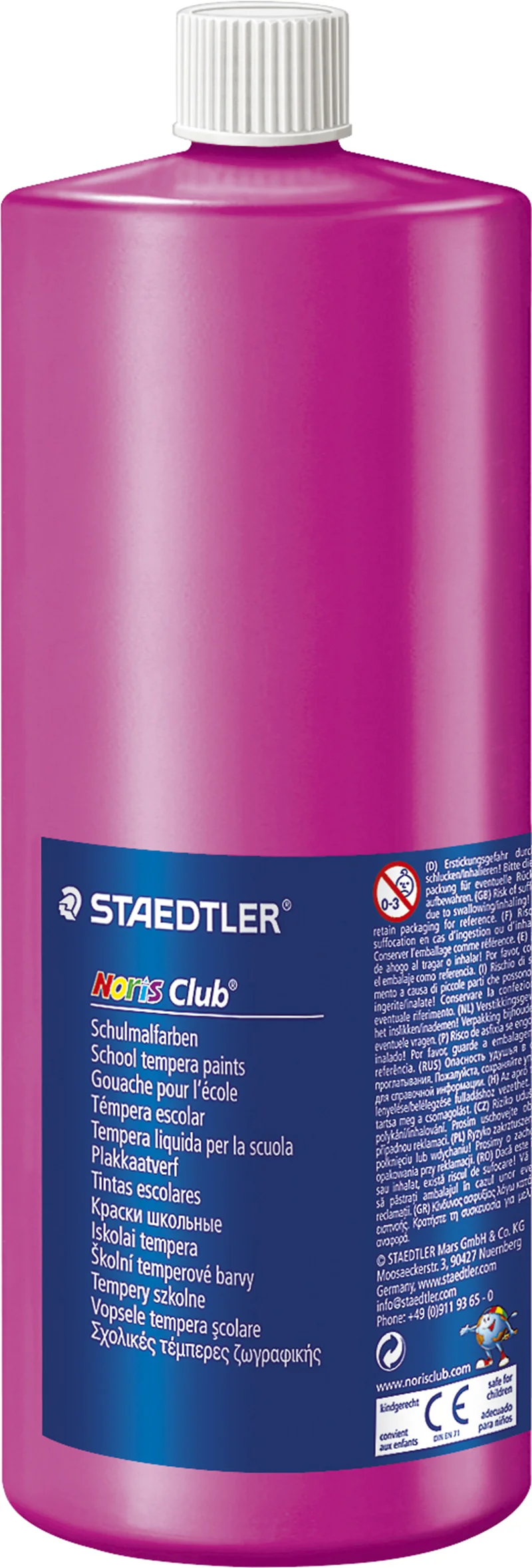 STAEDTLER TEMPERA BOYA NORIS CLUP 1000 ML FUŞYA 8850-21