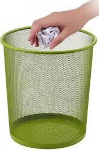 MAS ÇÖP KOVASI METAL TAM DELİKLİ 10 LT YEŞİL 854