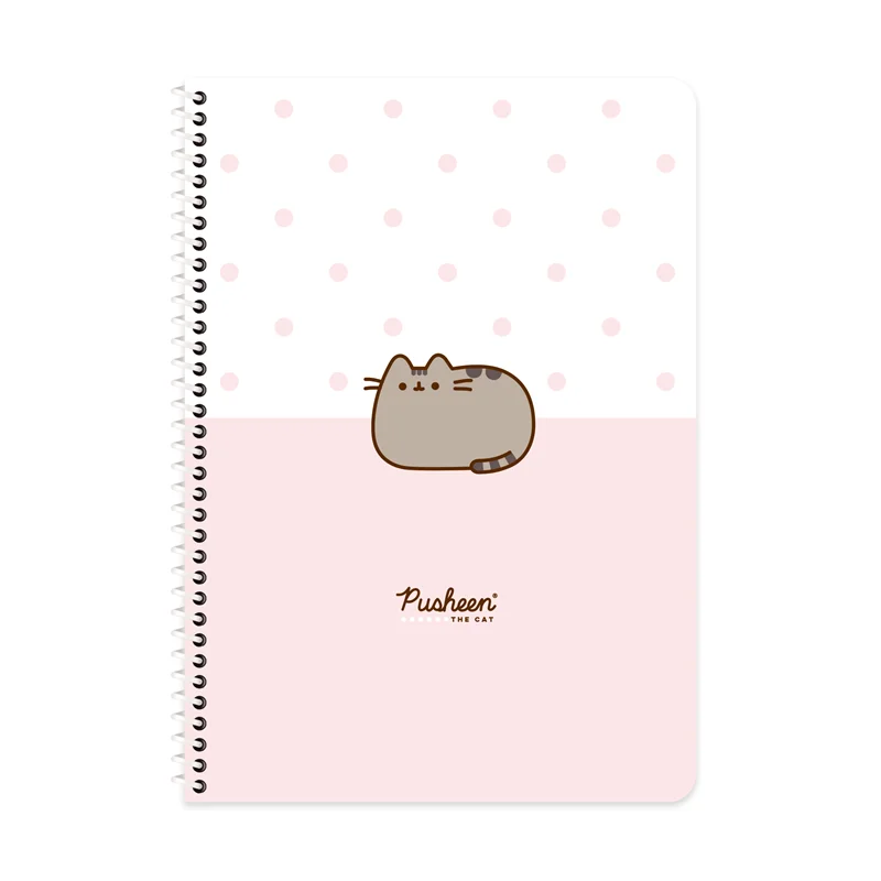 KESKİN DEFTER PUSHEEN A4 SPİRALLİ KARTON KAPAK 80 YP. ÇİZGİLİ 380621-10