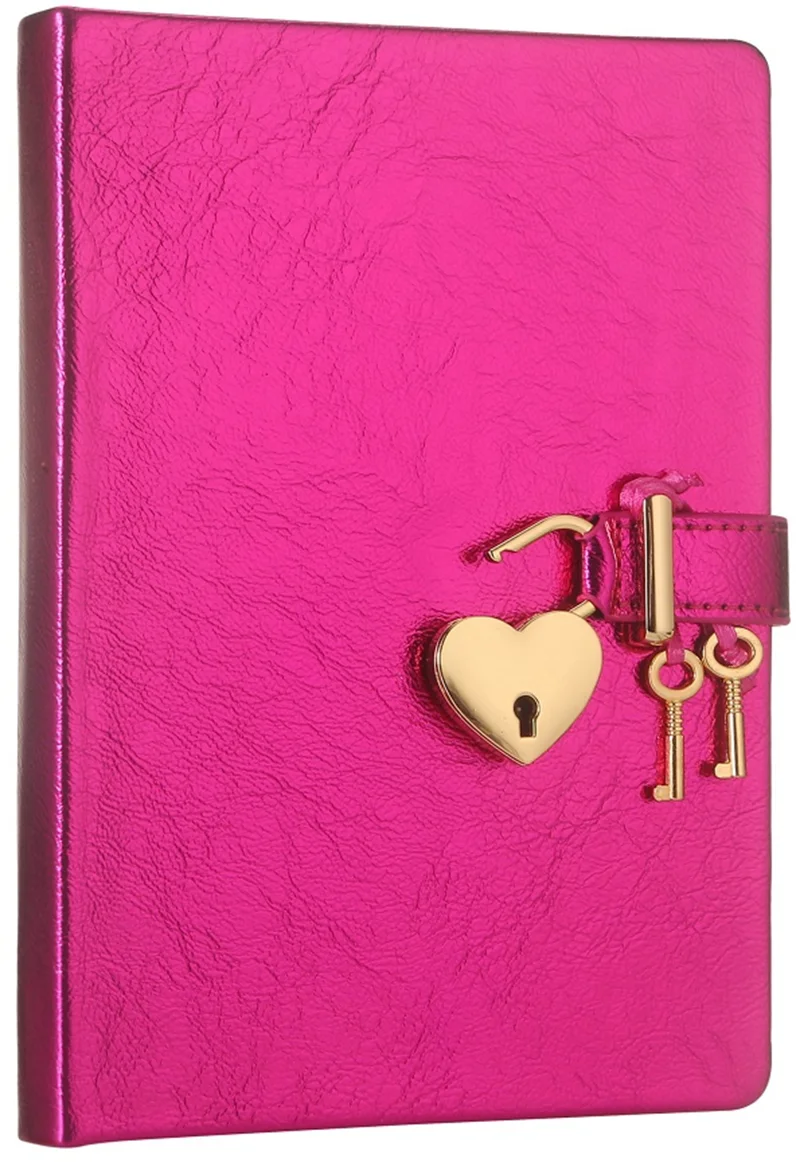 PASİF VJ DEFTER HUSH HUSH KİLİTLİ METALİK KUTULU 13x18 Cm. 80 Gr. 160 YP. ÇİZGİLİ METALİK LİLA 1027