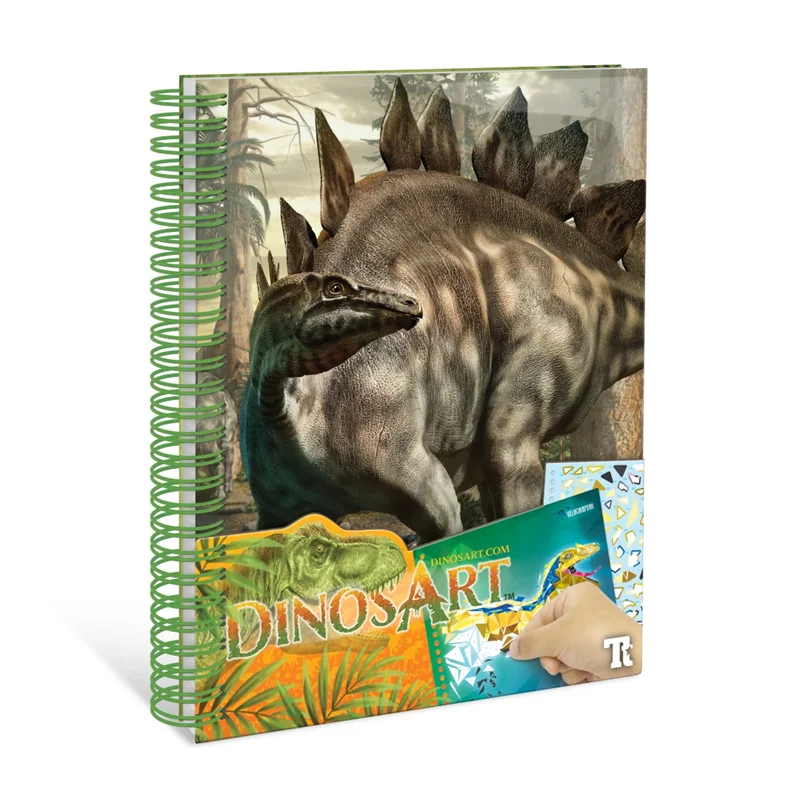 TAROS DEFTER DINOSART 15202 CREATİVE BOOK - STICKER-BY-NUMBER 6 LI 7412