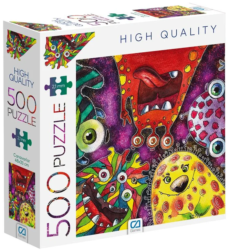 CA GAMES PUZZLE 500 PARÇA CANAVARLAR CA.7508
