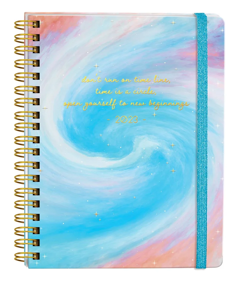 VJ DEFTER SERT KAPAK SPİRALLİ LASTİKLİ 20x28 Cm. 90 Gr. 96 YP. ÇİZGİLİ 123-0090