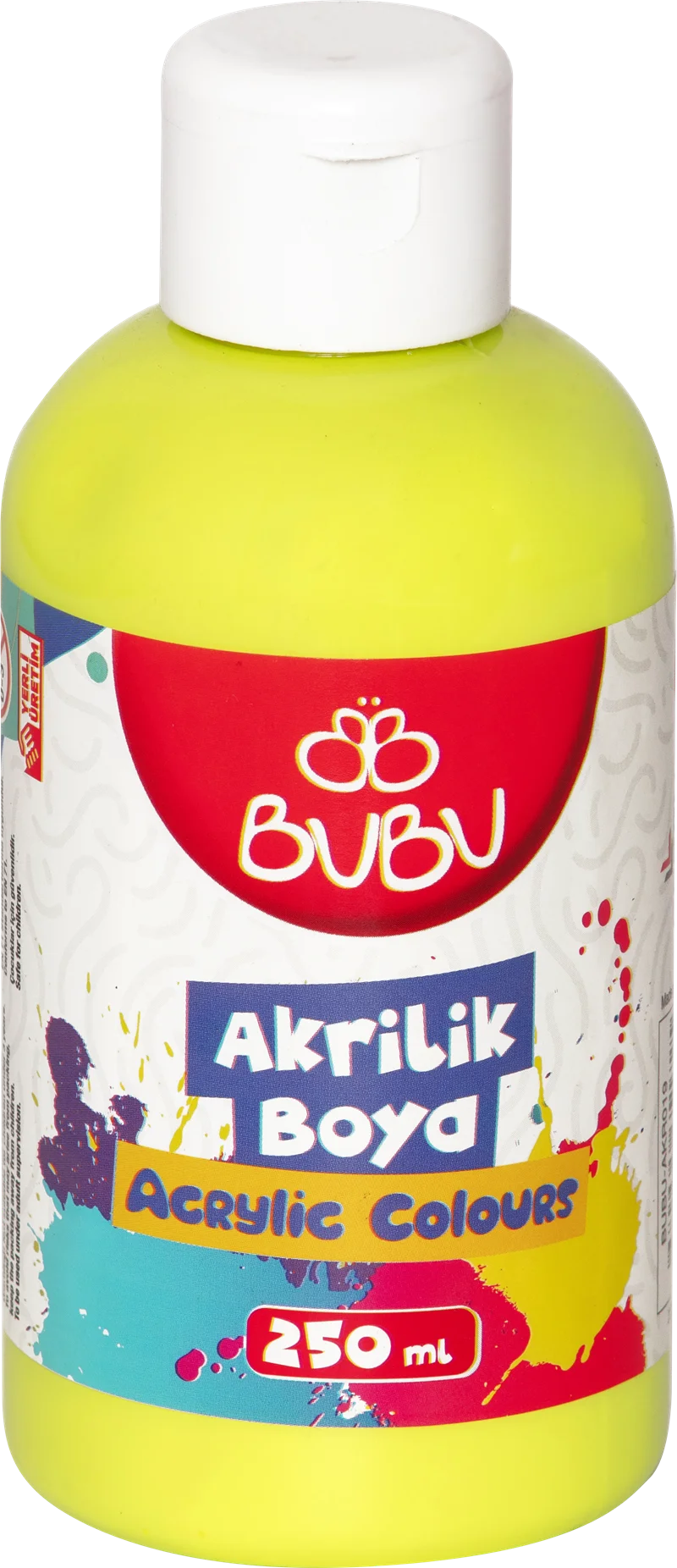 BU-BU AKRİLİK BOYA 250 GR. F.SARI BUBU-AKR019