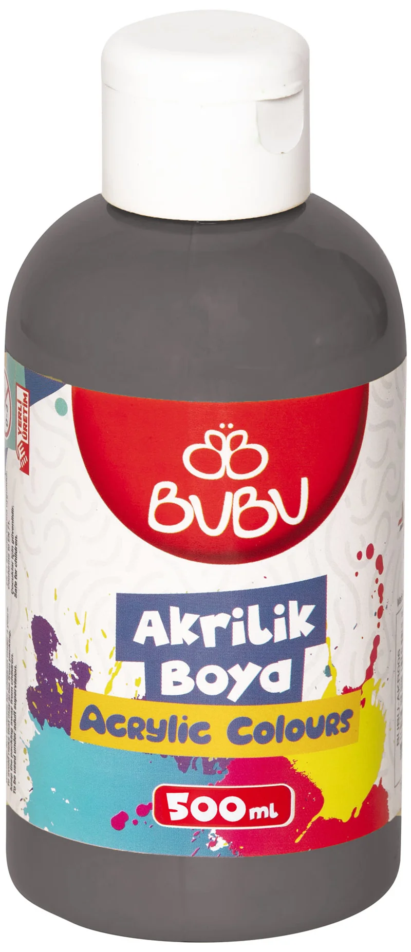 BU-BU AKRİLİK BOYA 500 GR. MET.GÜMÜŞ BUBU-AKR031