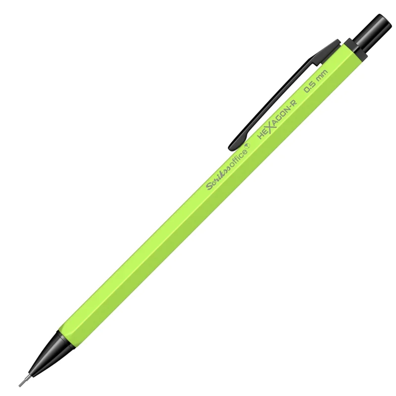 SCRIKSS OFFICE VERSATİL KALEM HEXAGON-R 0.5 NEON SARI