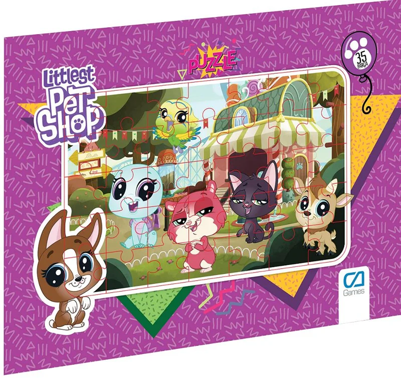 CA GAMES PUZZLE 35 PARÇA LITTLEST PET SHOP FRAME 5018-5019