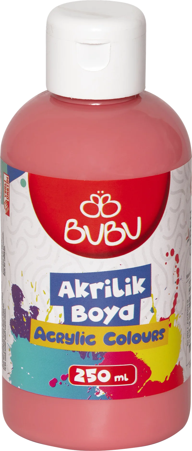 BU-BU AKRİLİK BOYA 250 GR. PEMBE BUBU-AKR012