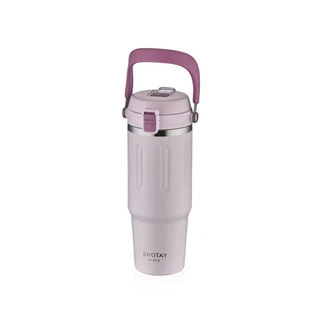 SHOTAY MUG PASLANMAZ ÇELİK 900 Ml. (4 KARIŞIK RENK/DESEN) ST-8168